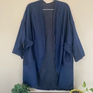 Black & Blue Reversible Blazer Sz. L-XL